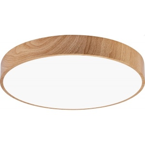 (RESIGILAT) Plafoniera LED Blade BR-BH16-04187, rotunda, 36W, 3020lm, lumina calda+neutra+rece, IP20, maro, Braytron Plus