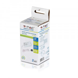 Senzor de miscare pentru inchidere/deschidere dulap, IP20, alb, V-TAC