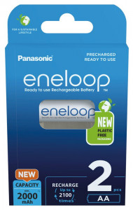 Set 2 acumulatori R6 AA Panasonic Eneloop, capacitate 2000mAh [1]- savelectro.ro