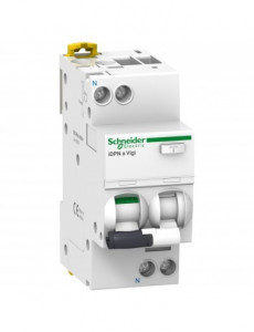 Lichidare stoc, Siguranta automata cu protectie diferentiala 10A P+N, tip A, 30mA, curba de declansare B, 4.5kA, Schneider - savelectro.ro