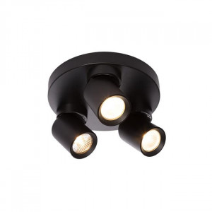 Spot 1676-LVT, orientabil, 3xGU10, negru mat, IP20, Masterled [2]- savelectro.ro