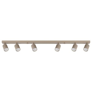 Spot aplicat Lucerno 6xGU10, orientabil, IP20, bej, Masterled