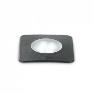 Spot de exterior LED CECI PT SMALL, patrat, metal, gri, 6W, 1 bec, dulie GX53, 120317, Ideal Lux