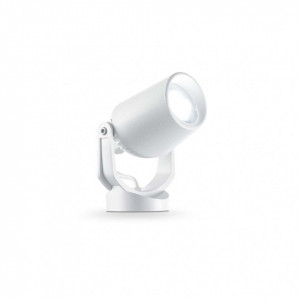 Corpuri de iluminat exterior, Spot de exterior MINITOMMY PR, metal, alb, 1 bec, dulie GU10, lumina neutra (4000K), 120218, Ideal Lux - savelectro.ro