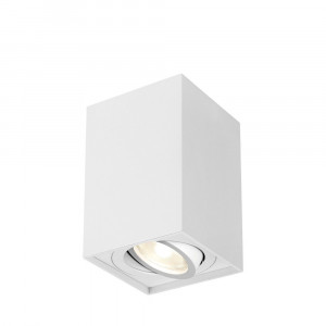 Corpuri de iluminat, Spot Gama BH04-00210, patrat, 1xGU10, alb, IP20, Braytron - savelectro.ro