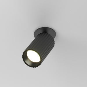 Spoturi, Spot incastrat Calipso, 1xGU10, negru, Maytoni - savelectro.ro