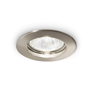 Spoturi, Spot incastrat Jazz, 1xGU10, IP20, nichel, Ideal Lux - savelectro.ro