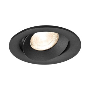 Spoturi, Spot incastrat reglabil rotund, negru, IP20, Braytron - savelectro.ro