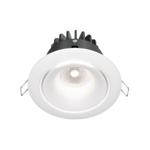 Spot LED 12W Incastrat, Maytoni, 960lm, Lumina Neutra (4000K), Alb [1]- savelectro.ro