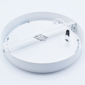 Aplica LED SMD rotunda 18W, 1360 lm, IP20, lumina calda (3000K), Ø220mm, alb, Braytron