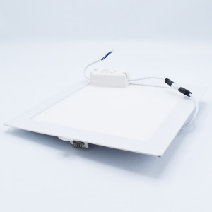 Spot led patrat incastrat 18W, 1360 lm, IP20, lumina naturala (4200K), 220x220mm, alb, Braytron