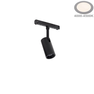 Spot LED 5221-OP, sina magnetica M15, 6W, 480 lm, lumina neutra (4000 K), IP20, negru, Optonica [2]- savelectro.ro