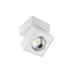 Spot LED 8W Aplicat, GTV, 298lm, Lumina Neutra (4000K), Alb [2]- savelectro.ro