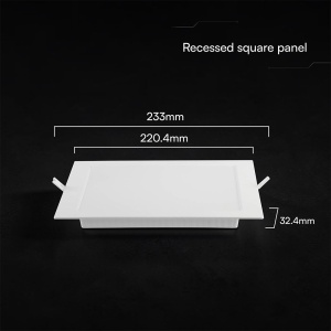 Spot LED incastrat, 18W, 1980lm, lumina calda/neutra/rece, cip CREE, IP20, alb, V-tac [7]- savelectro.ro