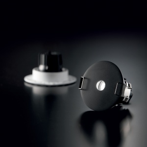 Spot LED incastrat Infinity Trim, 7W, 270lm, lumina calda (3000 K), IP20, negru, Ideal Lux [2]- savelectro.ro