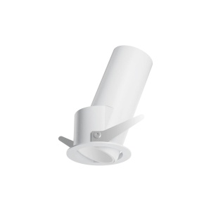 Spot LED incastrat reglabil Quark 12W, 940lm, lumina calda (3000 K), IP20, alb, Ideal Lux