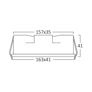 Spot LED linear incastrabil 9W, 650lm, lumina neutra (4000 K), alb, Braytron [6]- savelectro.ro