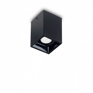 Spot LED Nitro Fi 206042, patrat, 10W, 900lm, lumina calda, IP20, negru, Ideal Lux