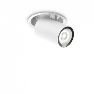 Spot LED Nova Fi 248165, orientabil, 12W, 1000lm, lumina calda, IP20, alb, Ideal Lux [2]- savelectro.ro