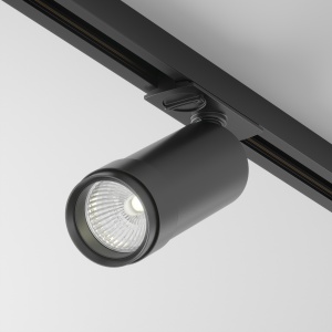 Corpuri de iluminat, Spot LED pe Sina, 12W, Maytoni Focus Zoom, 900lm, Lumina Neutra (4000 K), Dimabil, Negru - savelectro.ro