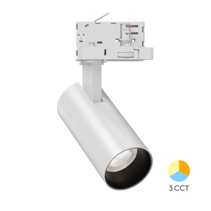 Spoturi pe sina, Spot LED pe sina 15W, lumina calda/neutra/rece, 1680lm, alb-negru, Braytron - savelectro.ro