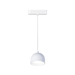 Spoturi pe sina magnetica, Spot LED pentru sina magnetica slim, tip pendul rotund, 8W, lumina neutra(4000 K), alb, Klausen - savelectro.ro