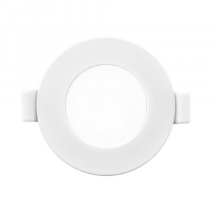 Spot led rotund incastrat 6W, dimabil, 470 lm, IP40, lumina calda(3000K), Ø128 mm, alb, Braytron [3]- savelectro.ro