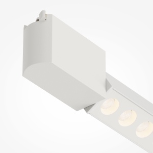 Spot pe Sina, 10W, Liniar, Maytoni, 760lm, Lumina Neutra (4000 K), Orientabil, Alb [2]- savelectro.ro