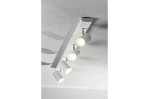 Spot Veneto, orientabil, 4xGU10, alb, IP20, GTV [2]- savelectro.ro