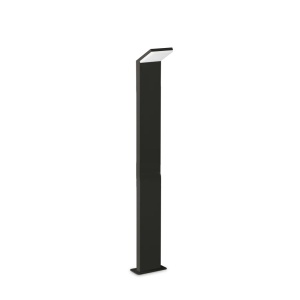 Stalpi iluminat exterior, Stalp LED exterior Style H100 8.5W, 720lm, lumina calda (3000 K), IP54, negru, Ideal Lux - savelectro.ro