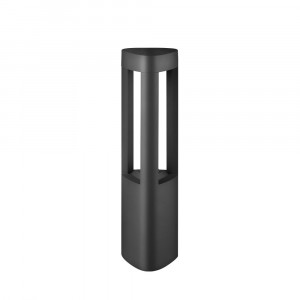 Stalp LED pentru exterior Dallas, 7W, 600lm, lumina calda (3000K), gri, Braytron [1]- savelectro.ro