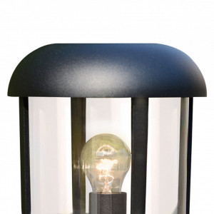 Stalp pentru exterior Tolson, 1 bec, dulie E27, neagra, Klausen [7]- savelectro.ro
