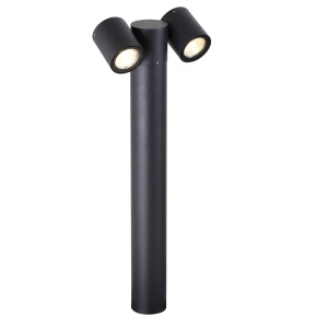 Stalp pentru exterior Wall street O010FL-02B, 2xGU10, negru, IP54, Maytoni [5]- savelectro.ro