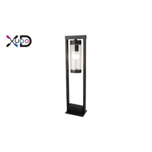 Corpuri de iluminat exterior, Stalp pentru exterior Xudo, 50 cm, 1xE27, negru - savelectro.ro