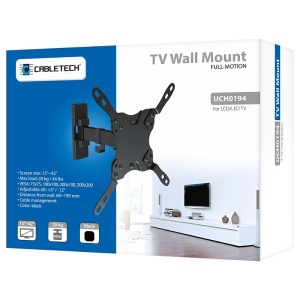 Suport Universal LED TV 13-42 inch, negru, ajustabil, Rebel [3]- savelectro.ro