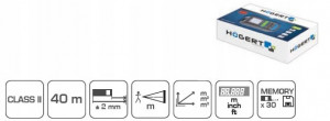 Telemetru laser 40m, functii distanta, arie, volum, ecran LCD, Hogert Technik [2]- savelectro.ro