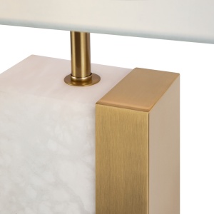 Veioza Bianco Z031TL-01BS, cu intrerupator, 1xE27, alba+aurie, IP20, Maytoni [4]- savelectro.ro