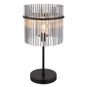 Veioza Gorley, 1xE27, IP20, negru mat/fumuriu, Globo Lighting [5]- savelectro.ro