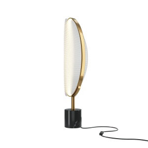 Lampi de birou si veioze, Veioza LED Breeze MOD281TL-L15BS3K, dimabil, cu intrerupator, 16W, 870lm, lumina calda, IP20, aurie+transparenta, Maytoni - savelectro.ro