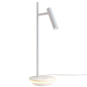 Veioza LED Estudo Z010TL-L8W3K, cu intrerupator, 8W, 550lm, lumina calda, IP20, alba, Maytoni [1]- savelectro.ro
