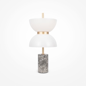 Corpuri de Iluminat Interior, Veioza LED Kyoto MOD178TL-L11GR3K, cu intrerupator, 11W, 350lm, lumina calda, IP20, alba+gri, Maytoni - savelectro.ro