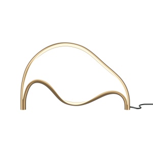 Lampi de birou si veioze, Veioza LED Plons MOD283TL-L12BS3K, cu intrerupator, 12W, 760lm, lumina calda, IP20, aurie, Maytoni - savelectro.ro