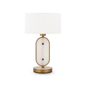 Veioza Marmo MOD099TL-01G, cu intrerupator, 1xE27, aurie+alba, IP20, Maytoni [2]- savelectro.ro