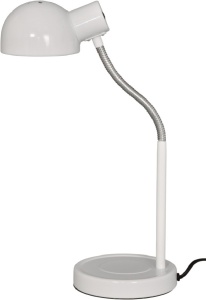 Veioze, Veioza Teddy, 1xE27, alba + crom, Klausen - savelectro.ro