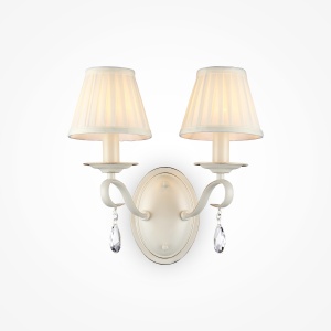 Corpuri de Iluminat Interior, Aplica Bird ARM172-02-G, 2xE14, bej+alba, IP20, Maytoni - savelectro.ro