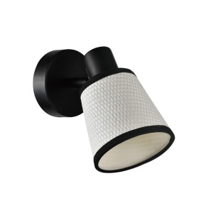 Aplice, Aplica Blade AP1, E14, neagra, textil, Klausen - savelectro.ro
