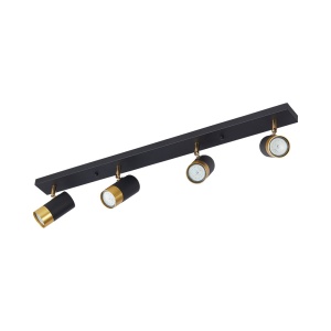 Aplica BR-BV04-00024, 4xGU10, neagra+aurie, IP20, Braytron [3]- savelectro.ro