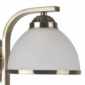 Aplica Darla LY-3311, 1xE27, cu intrerupator, bronz+alba, IP20, Klausen [2]- savelectro.ro