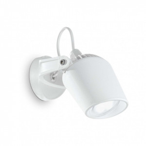Corpuri de iluminat exterior, Aplica de exterior MINITOMMY AP, metal, alb, 1 bec, dulie GU10, lumina calda (3000K), 096483, Ideal Lux - savelectro.ro