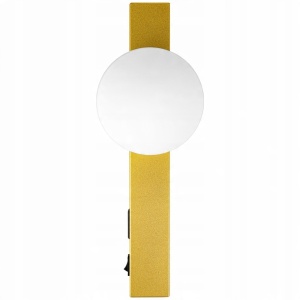 Aplica de perete Bali G9 aurie cu USB A+C si intrerupator, Masterled [2]- savelectro.ro